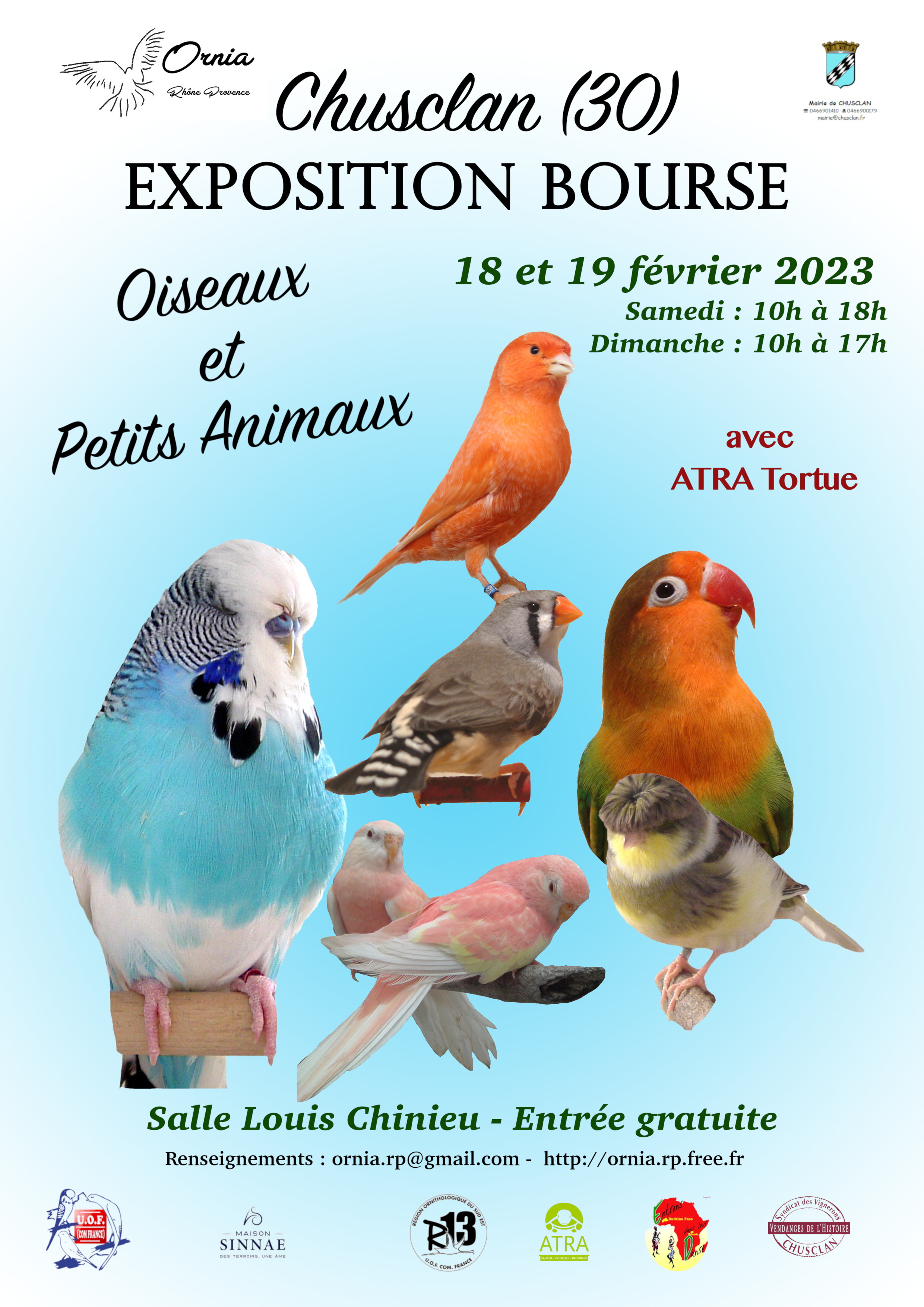 Exposition bourse Chusclan fvrier 2023